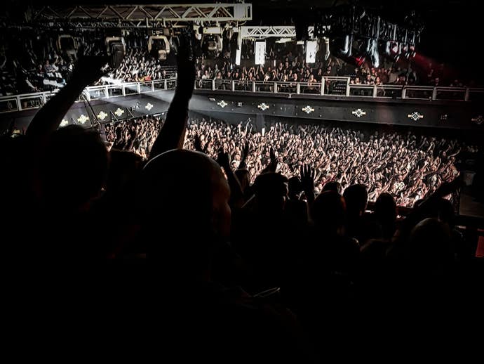 The Apollo Birmingham, showing a crowd watching live music