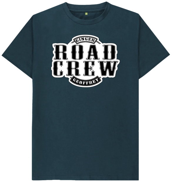 Slate Blue Ginger Geoffrey Road Crew T-Shirt